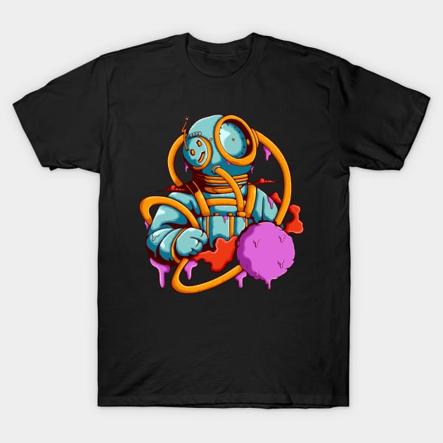the time traveler T-Shirt by rikiumart21